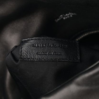 Saint Laurent Lambskin Quilted Small Loulou Puffer Monogram Chain Satchel Black 8 of 11