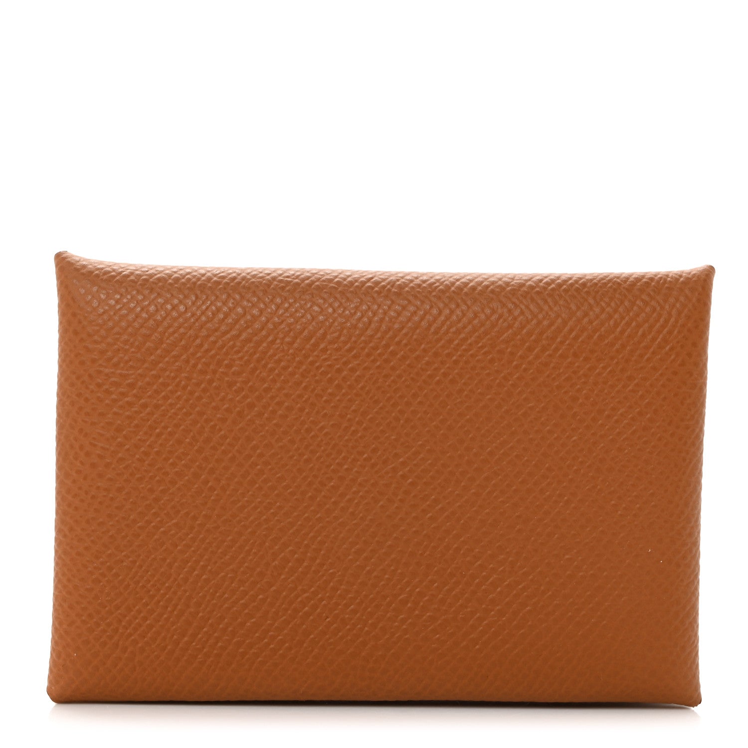 Hermes Epsom Calvi Card Case Gold 1 of 8