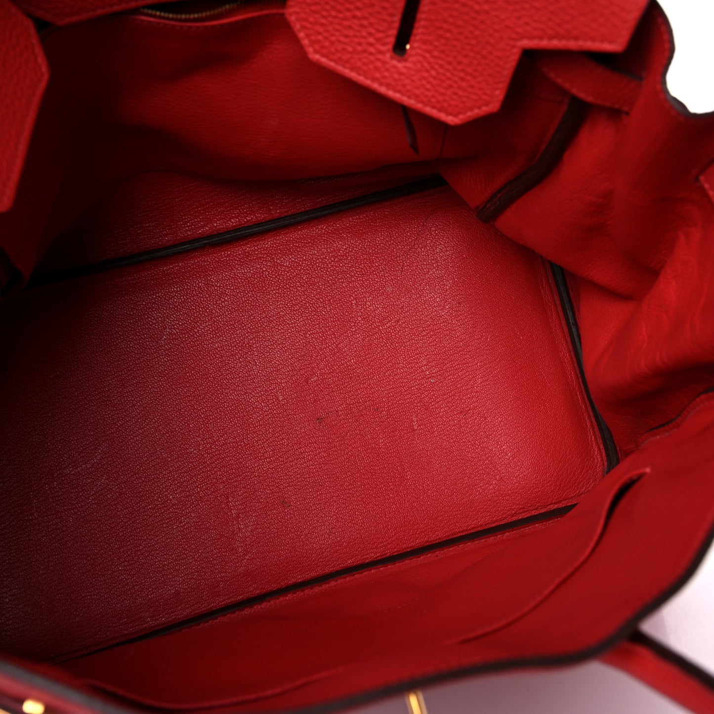 Togo Birkin 35 Rouge Pivoine