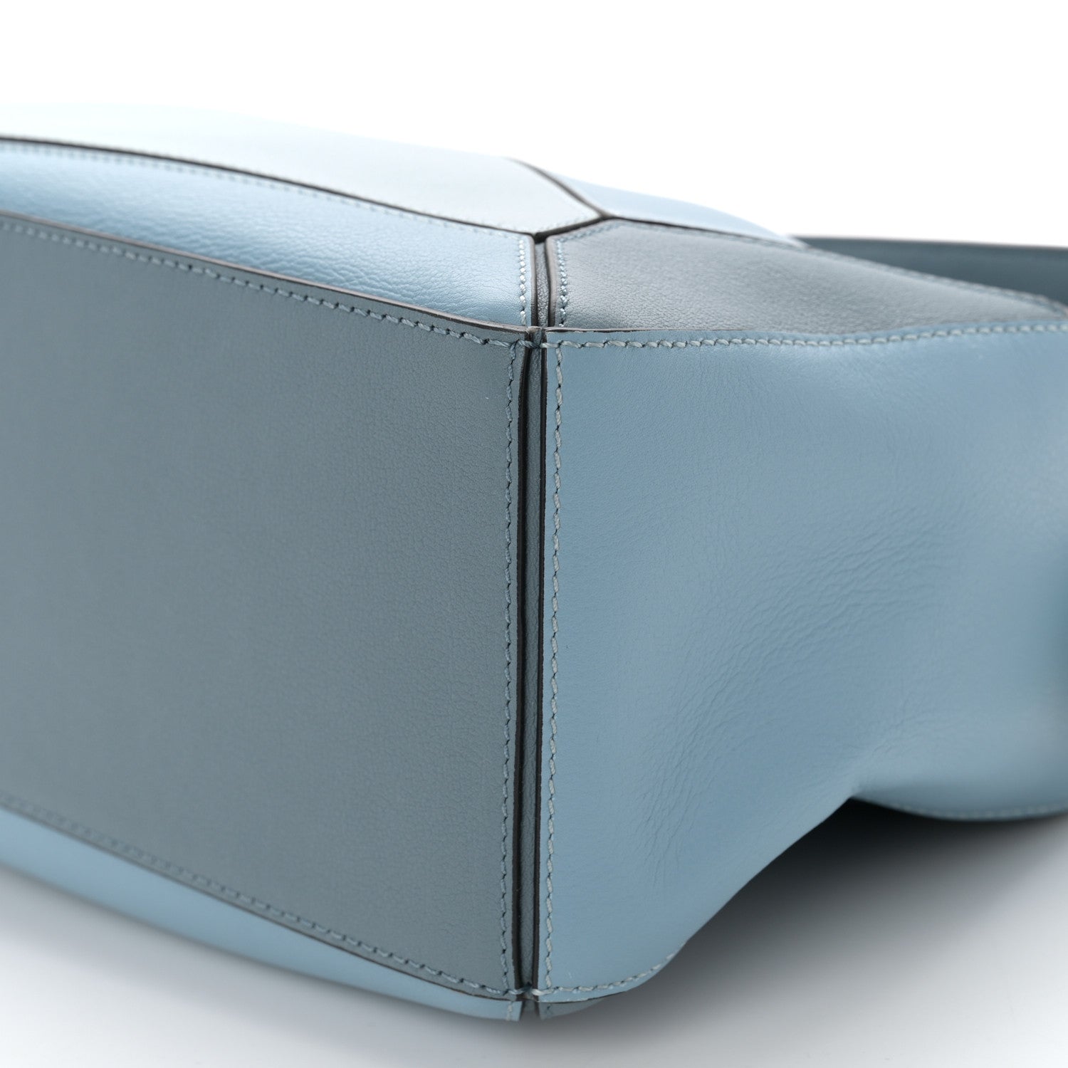 Loewe Calfskin Small Puzzle Bag Aqua Light Blue Stone Blue 9 of 9