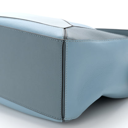 Loewe Calfskin Small Puzzle Bag Aqua Light Blue Stone Blue 9 of 9