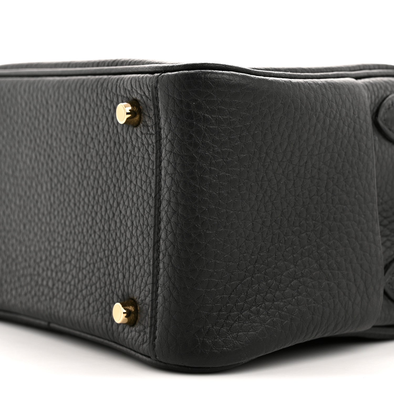 Hermes Taurillon Clemence Mini Lindy 20 Black 10 of 11