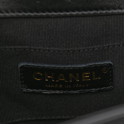 Chanel Lambskin Quilted Small Duma Drawstring Backpack Black 5 of 9