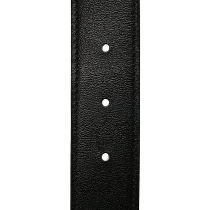 Hermes Box Togo 32mm Belt Strap 85 Black Gold 6 of 9