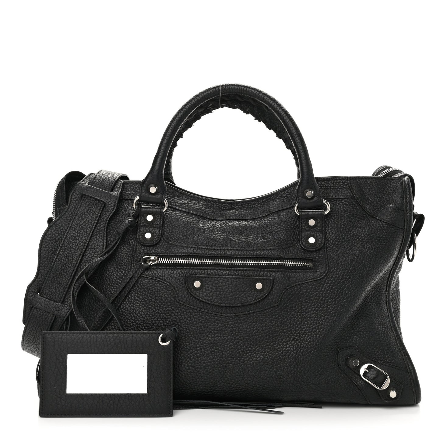 Vibrato Calfskin Classic Silver Hardware City Black