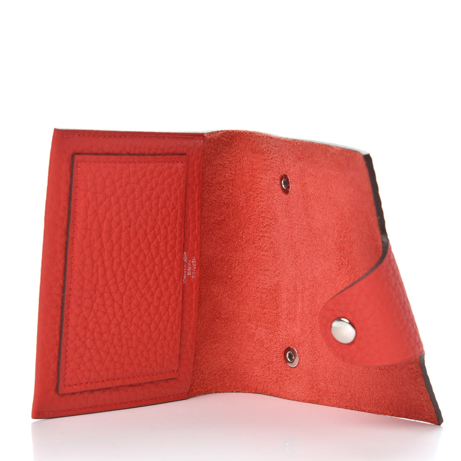 Hermes Taurillon Clemence Ulysse Mini Notebook Rouge De Coeur 5 of 7