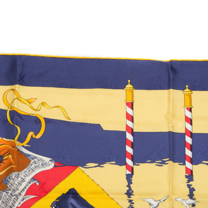Hermes Silk Le Carnaval de Venise Scarf 90 15 of 16
