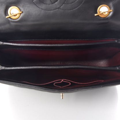 Chanel Lambskin Quilted Large Trendy CC Dual Handle Flap Bag Black 8 of 10