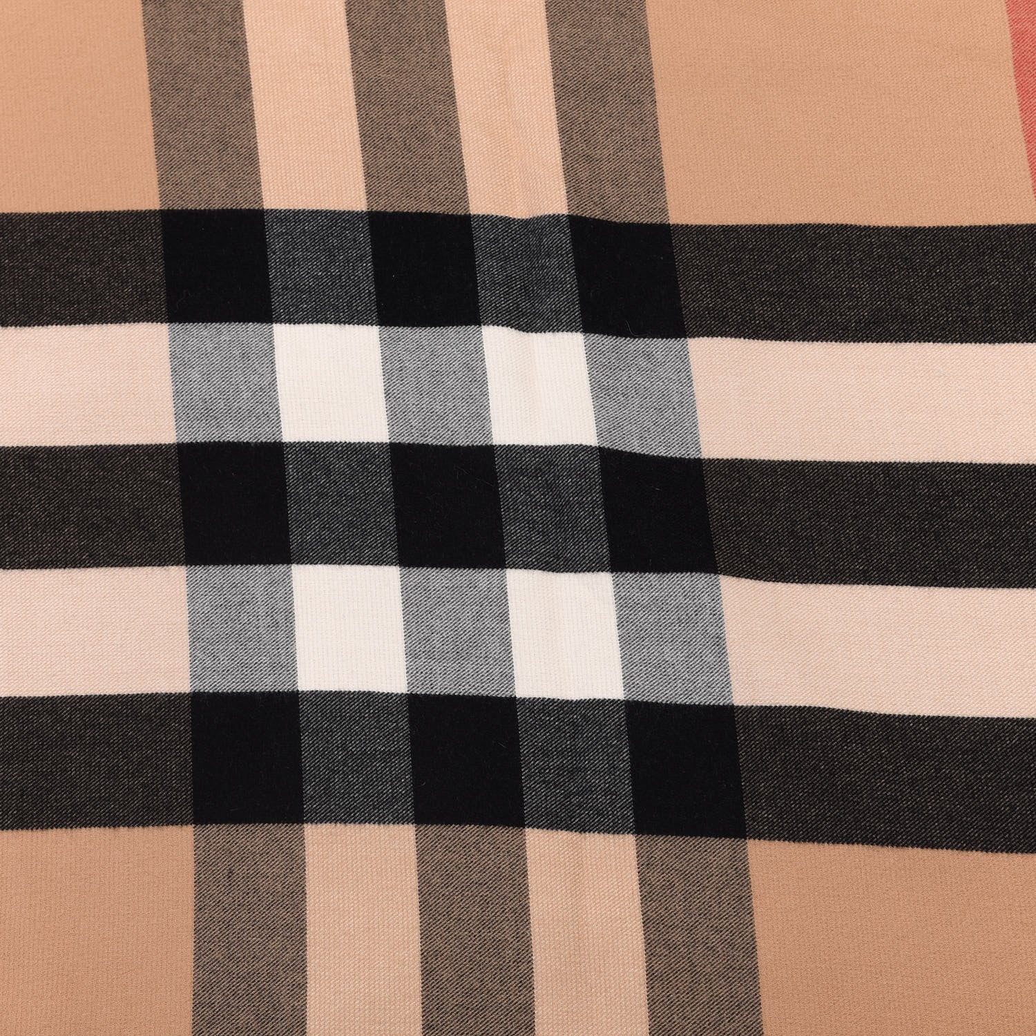 Burberry Merino Wool House Check Collette Cape Scarf Camel 2 of 4