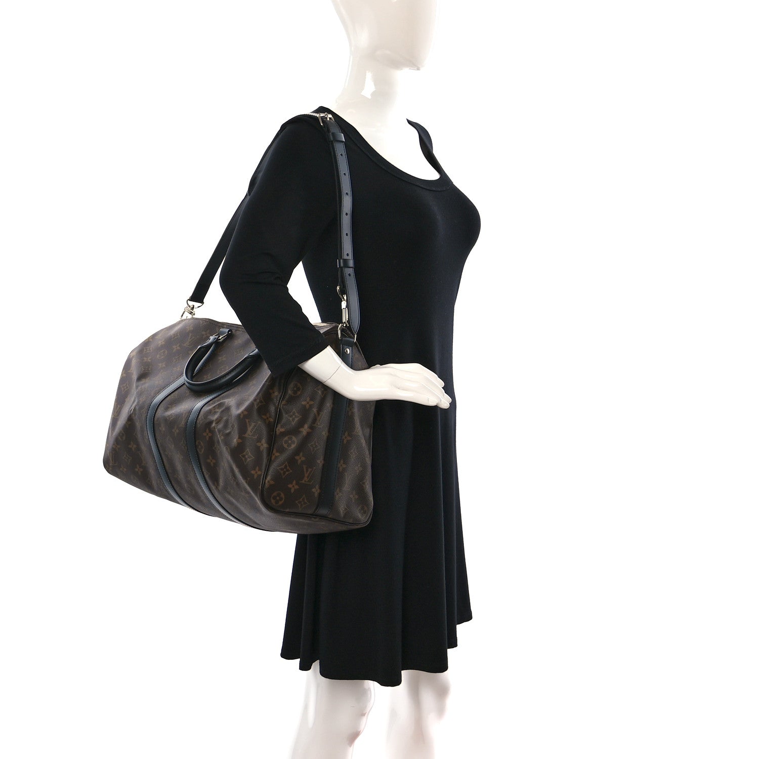 Louis Vuitton Monogram Macassar Keepall Bandouliere 45 2 of 10