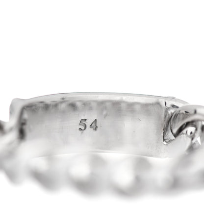 Christian Dior 18K White Gold Gourmette Ring 53 6.5 4 of 4