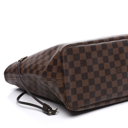 Louis Vuitton Damier Ebene Neo Neverfull MM Rose Ballerine 10 of 16