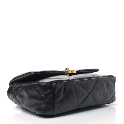 Chanel Lambskin Quilted Medium Chanel 19 Flap Black 3 of 5