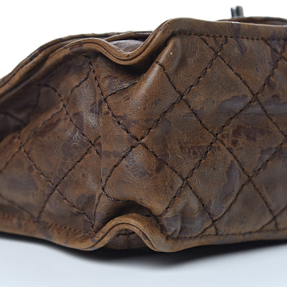 Chanel Aged Crumpled Calfskin Small Vintage Flap Brown 5 of 11