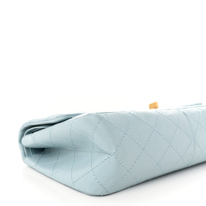 Chanel Aged Calfskin Quilted 2.55 Reissue 226 Flap Light Blue 9 of 11