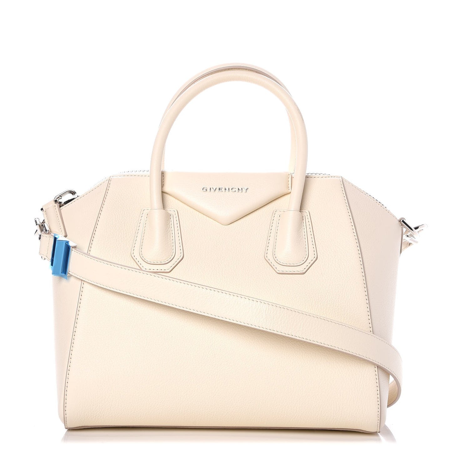 Sugar Goatskin Small Antigona Off White