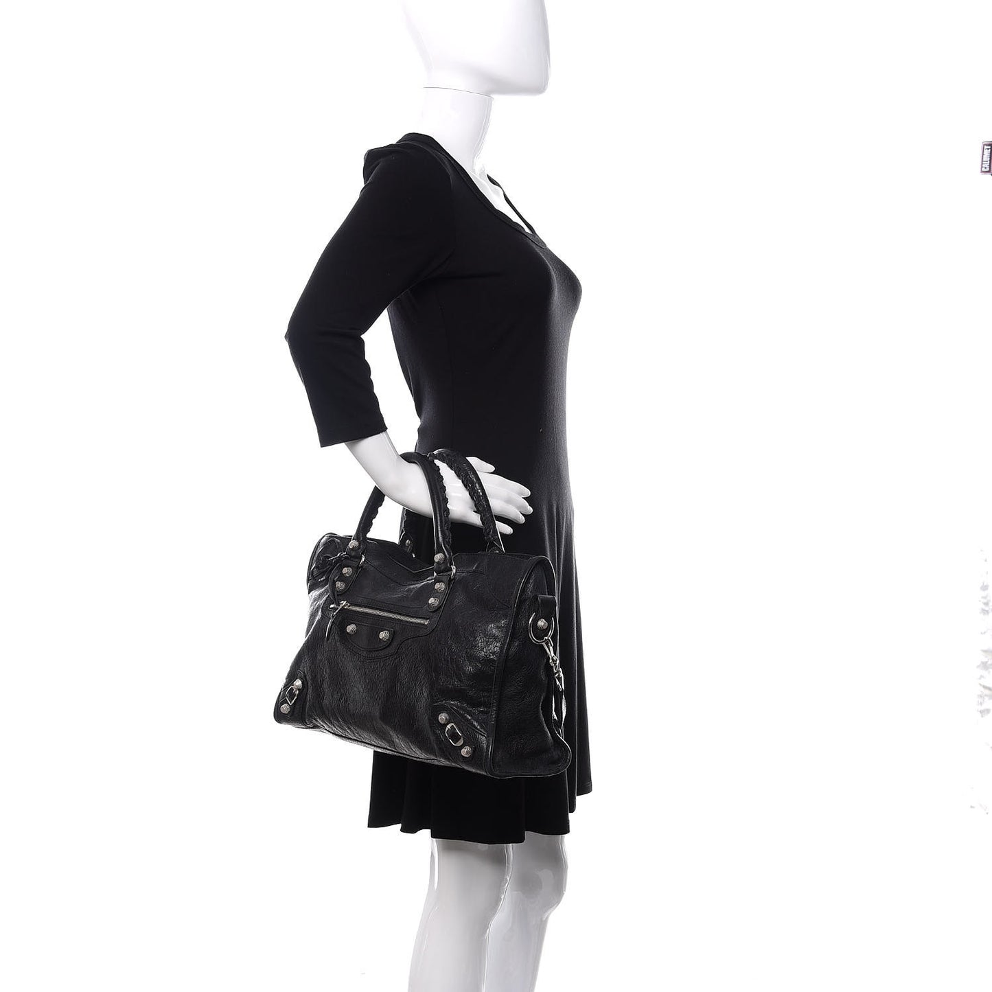 Agneau Giant 12 Silver Hardware City Black