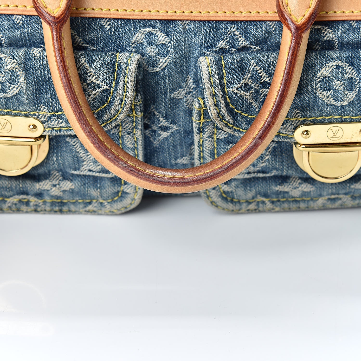 Louis Vuitton Monogram Denim Neo Speedy Blue 11 of 13