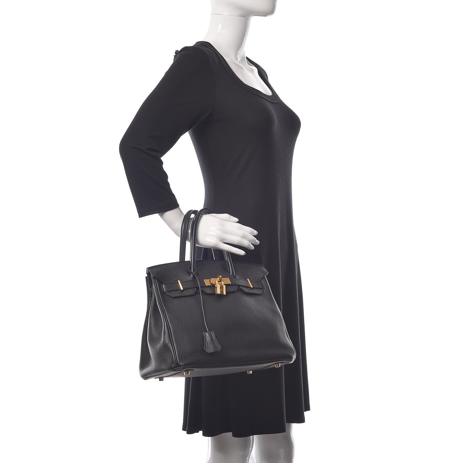 Hermes Togo Birkin 30 Black 2 of 9
