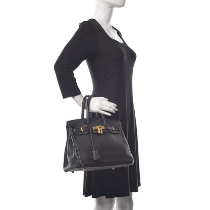 Hermes Togo Birkin 30 Black 2 of 9