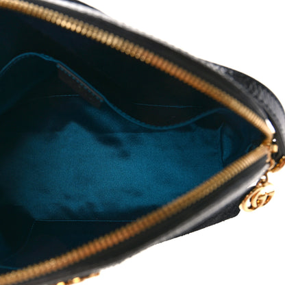 Gucci Suede Patent Web GG Small Ophidia Dome Shoulder Bag Black 5 of 9