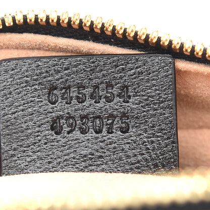 Gucci Textured Calfskin Small Horsebit 1955 Shoulder Bag Black 7 of 9