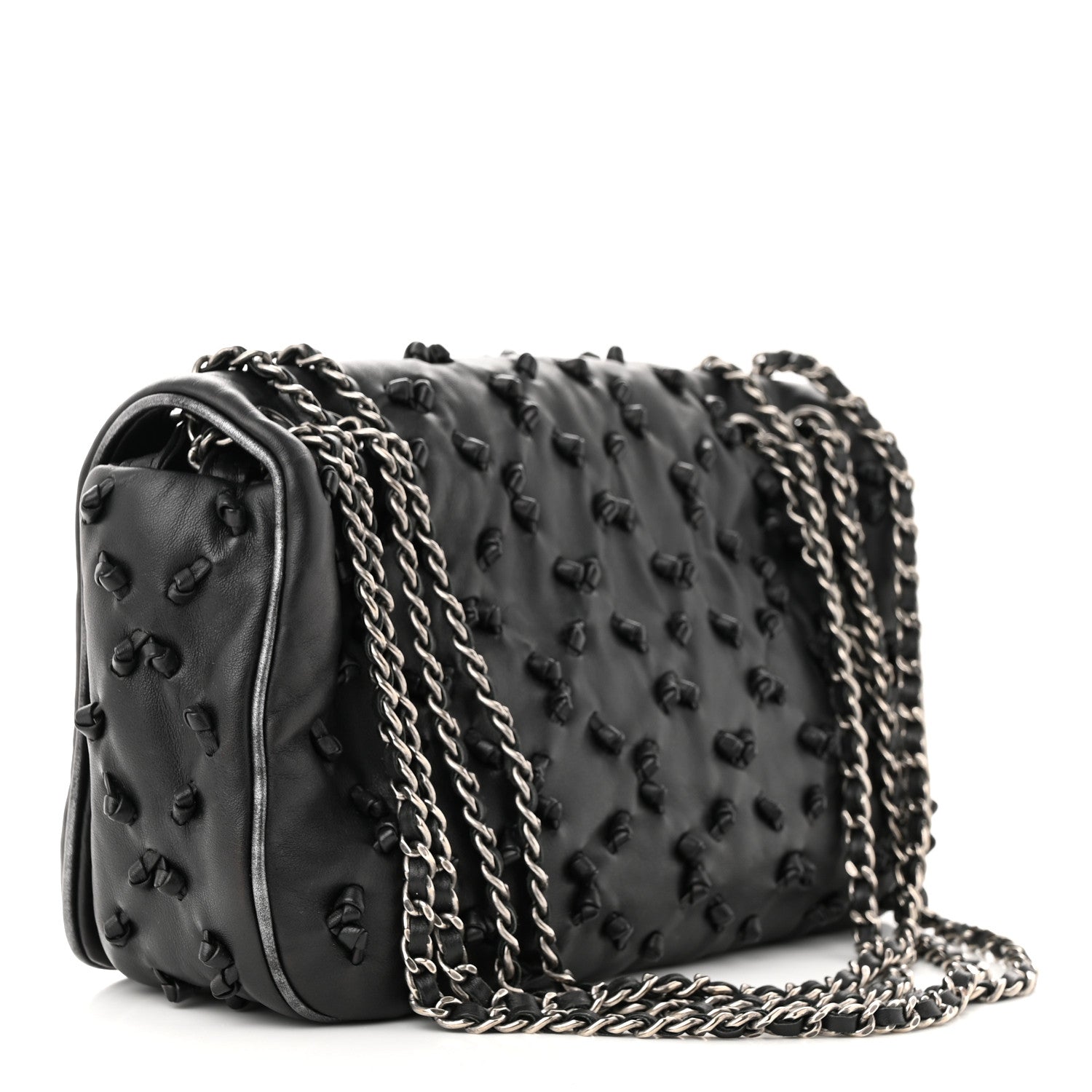 Chanel Lambskin Chic Knot Flap Black 3 of 13