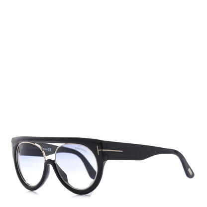 Tom Ford Alana Aviator Round Sunglasses TF360 Black 1 of 9