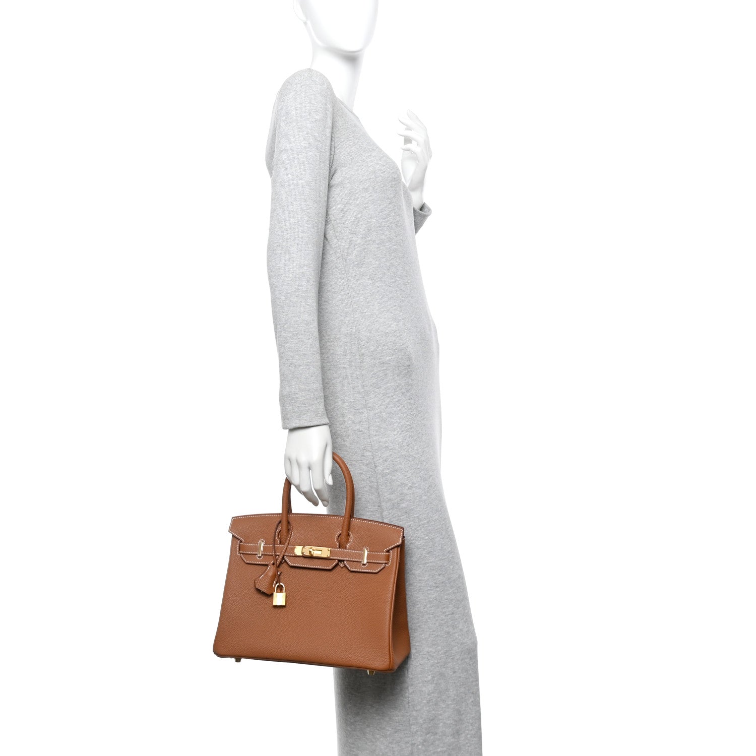 Hermes Togo Birkin 30 Gold 2 of 11