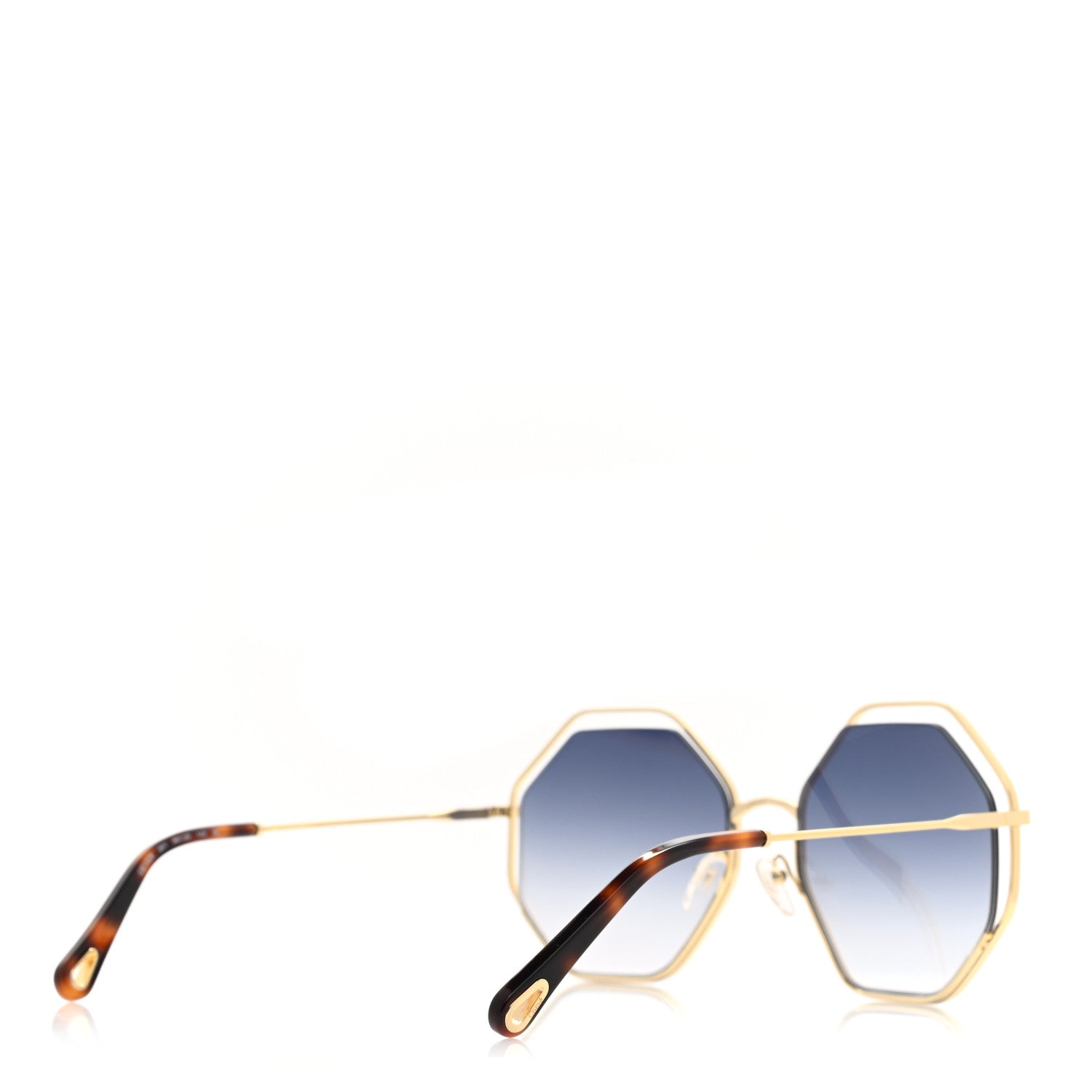 Chloe Octagonal Sunglasses CE132S Havana Brown 4 of 6