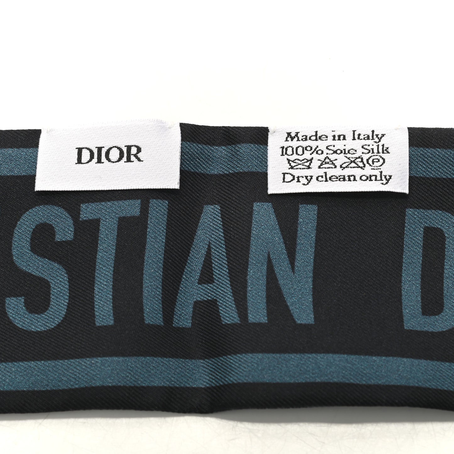 Silk Toile De Jouy Mitzah Scarf Navy Blue