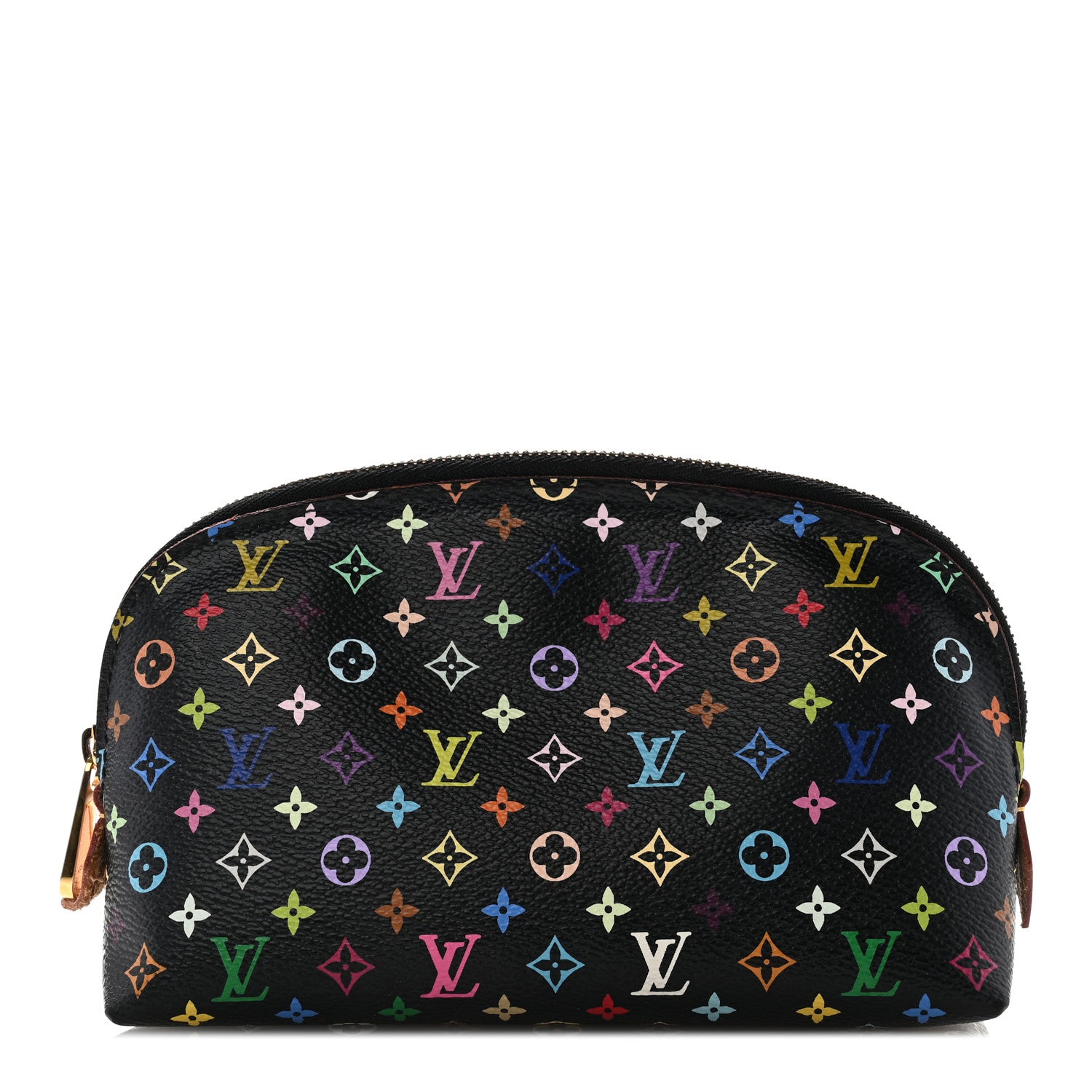 Louis Vuitton Monogram Multicolor Cosmetic Pouch Black Grenade 1 of 7