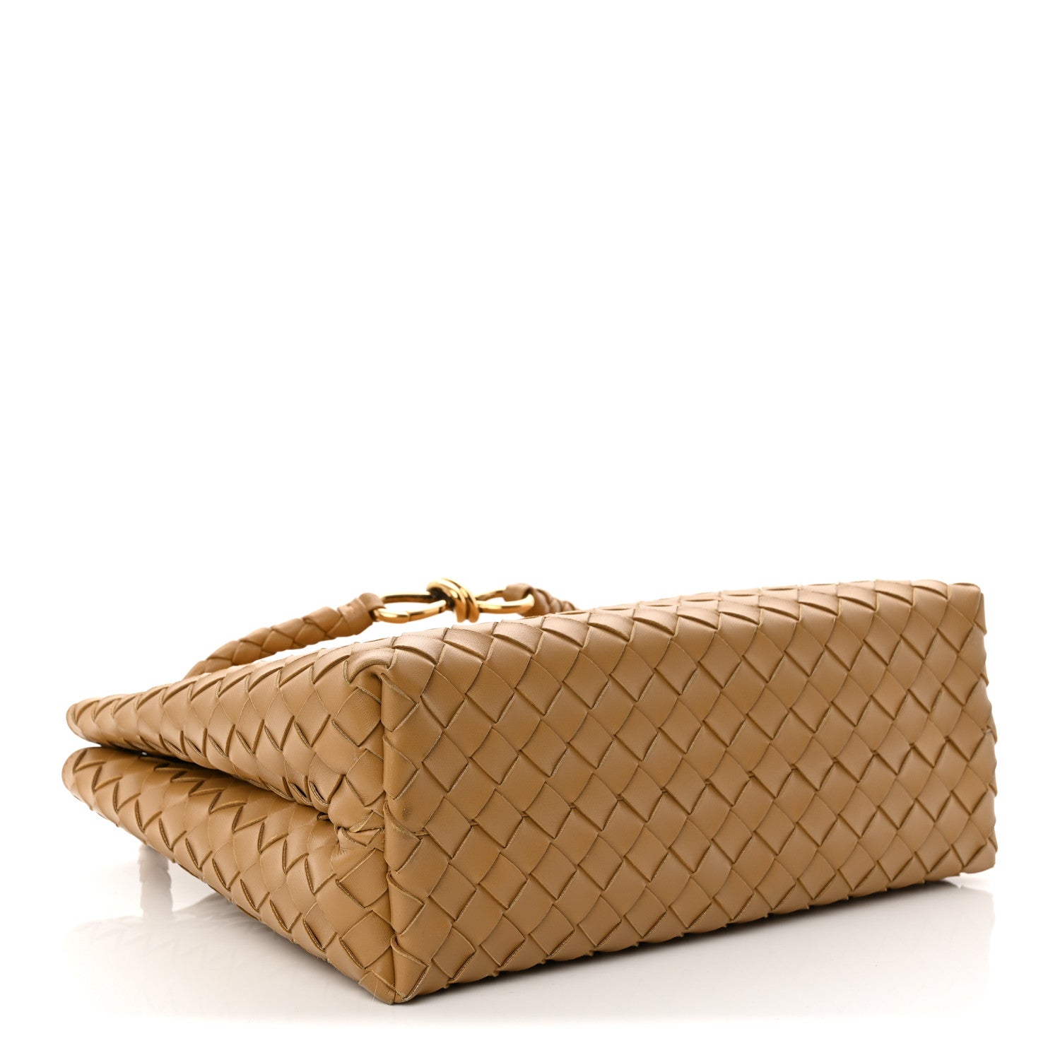 Bottega Veneta Nappa Intrecciato Medium Andiamo Shoulder Bag Dark Praline 4 of 11