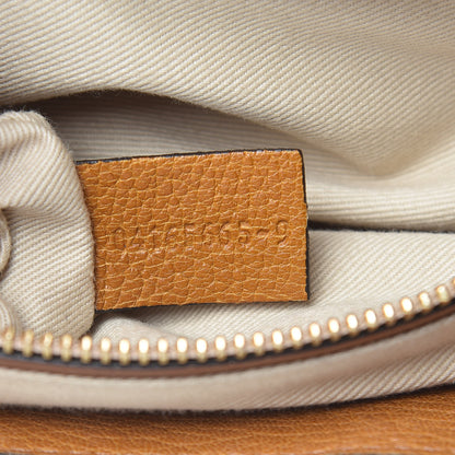 Chloe Grained Lambskin Medium Lexa Shoulder Bag Mustard Brown 8 of 32