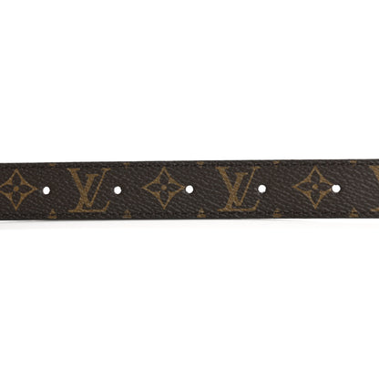 Louis Vuitton Calfskin Monogram 20mm LV Iconic Reversible Belt 85 34 Black 3 of 6