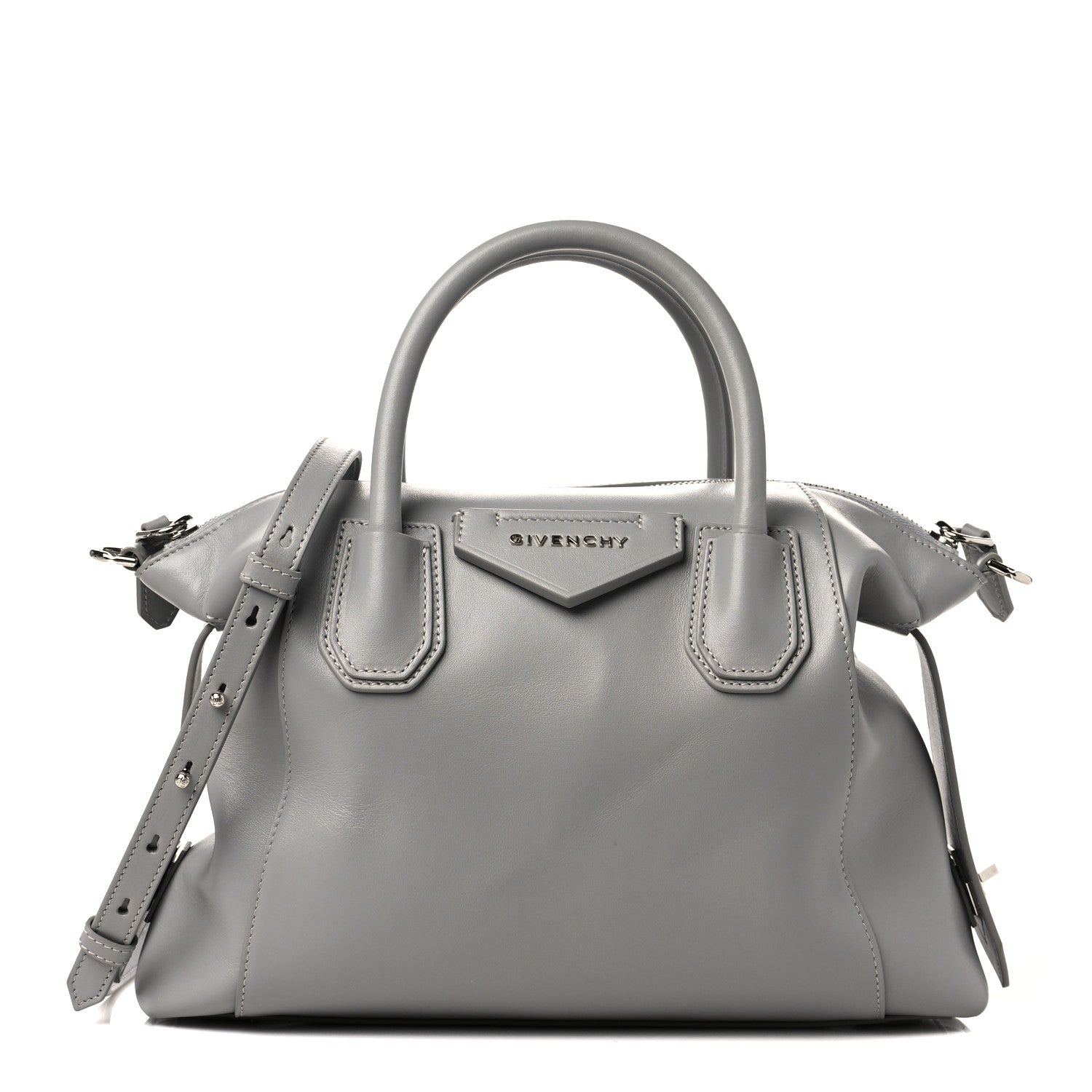 Givenchy Smooth Calfskin Small Soft Antigona Cloud Grey 1 of 9