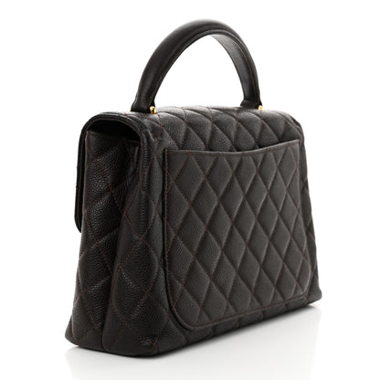 Chanel Caviar Quilted Medium Kelly Flap Brown 3 of 11