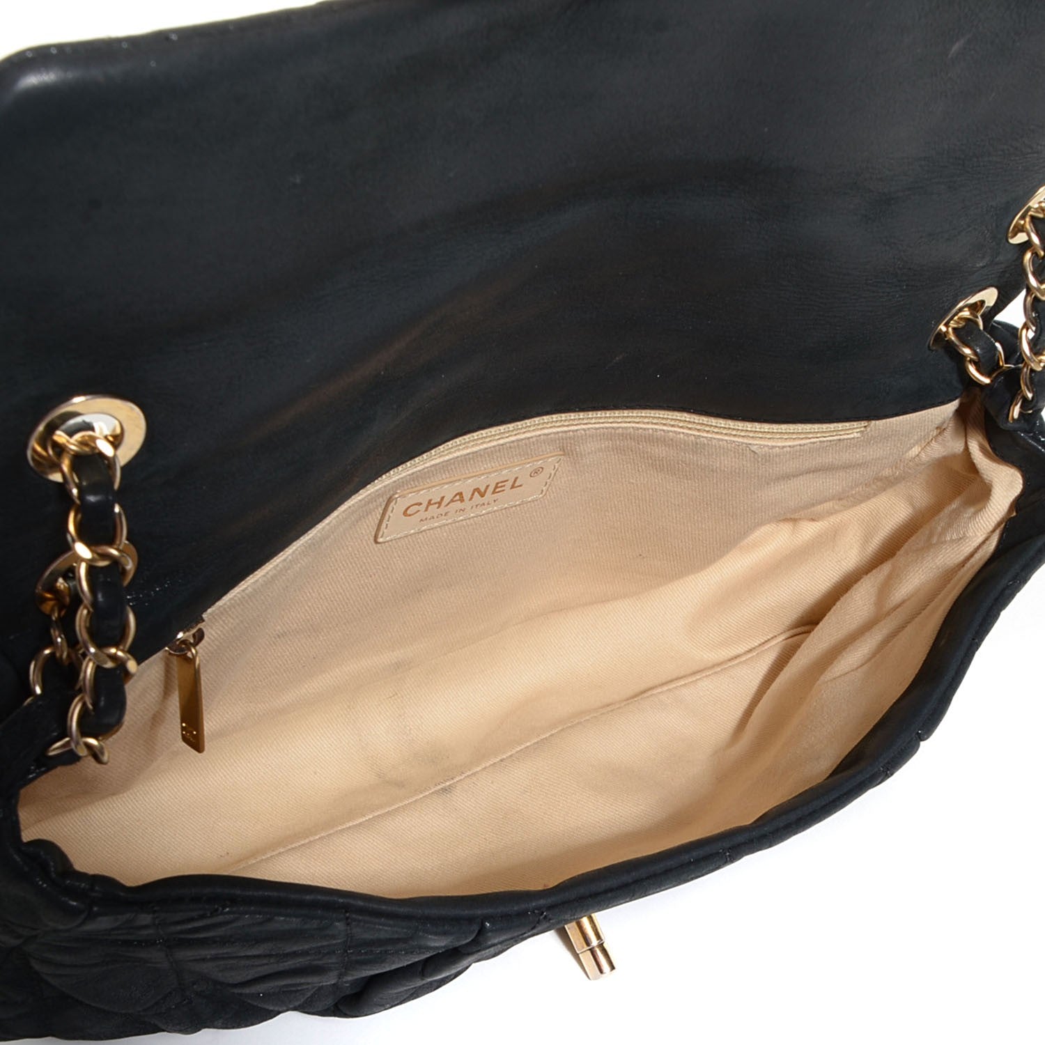 Chanel Iridescent Calfskin Chic Quilt Large Flap Black 5 of 8