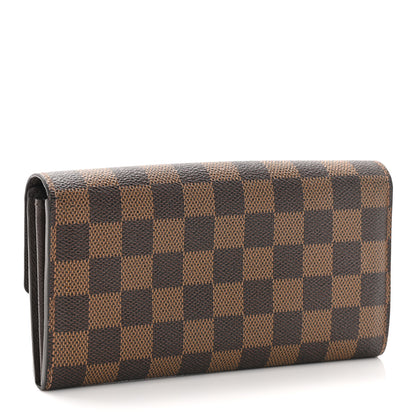 Louis Vuitton Damier Ebene Sarah Wallet 3 of 11