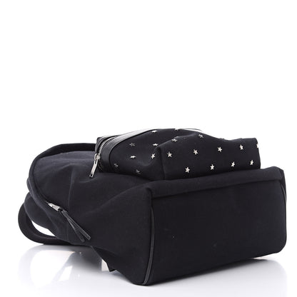 Saint Laurent Canvas Star Studded Hunting Backpack Black 4 of 11
