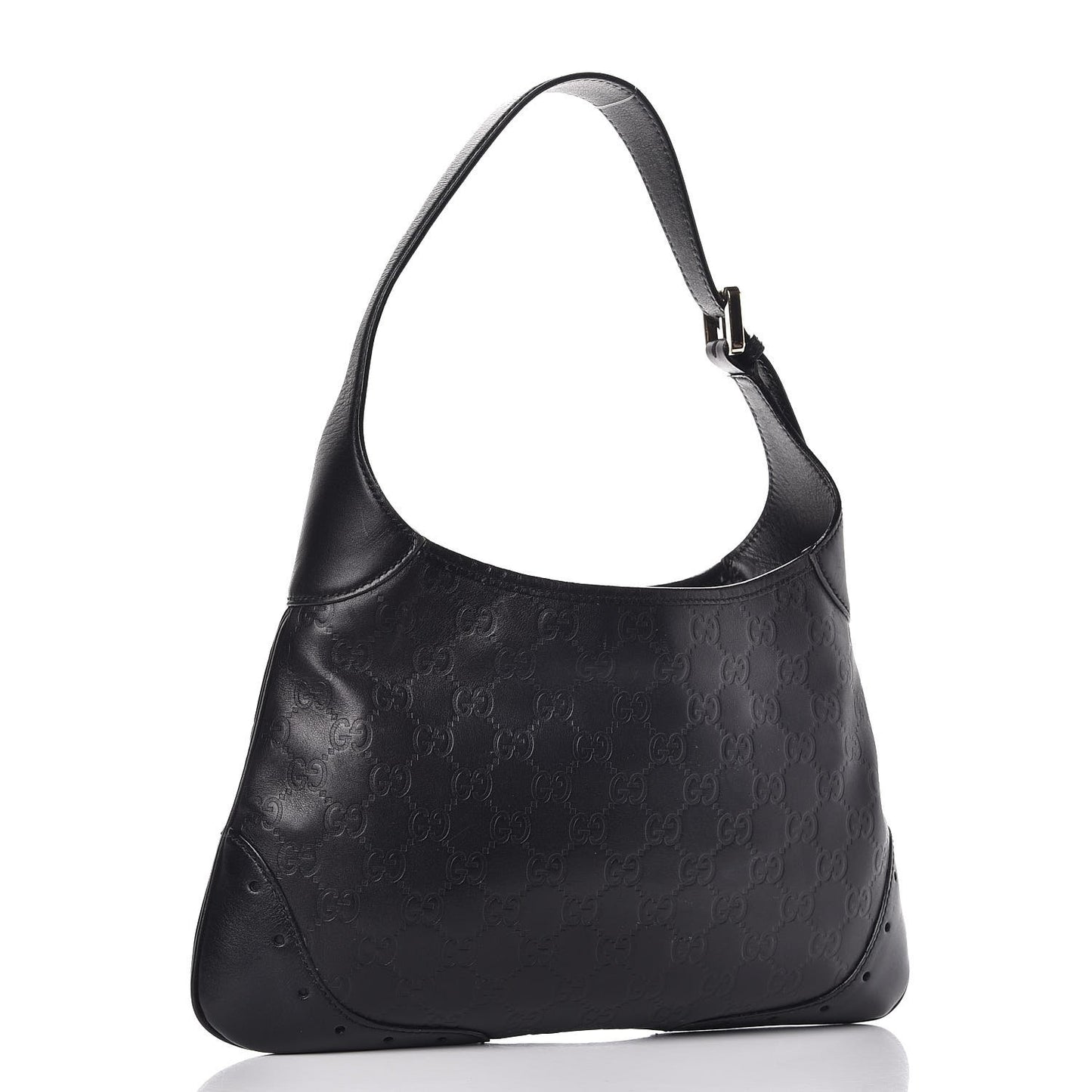Guccissima Punch Hobo Black