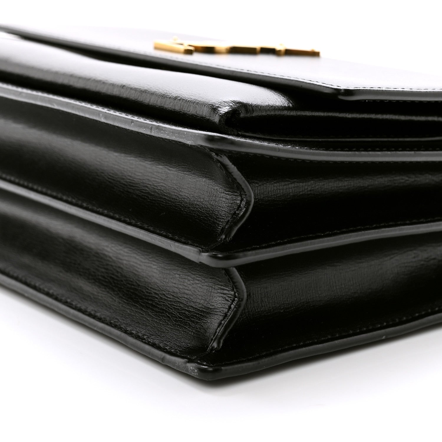 Saint Laurent Calfskin Medium Monogram Sunset Black 10 of 12