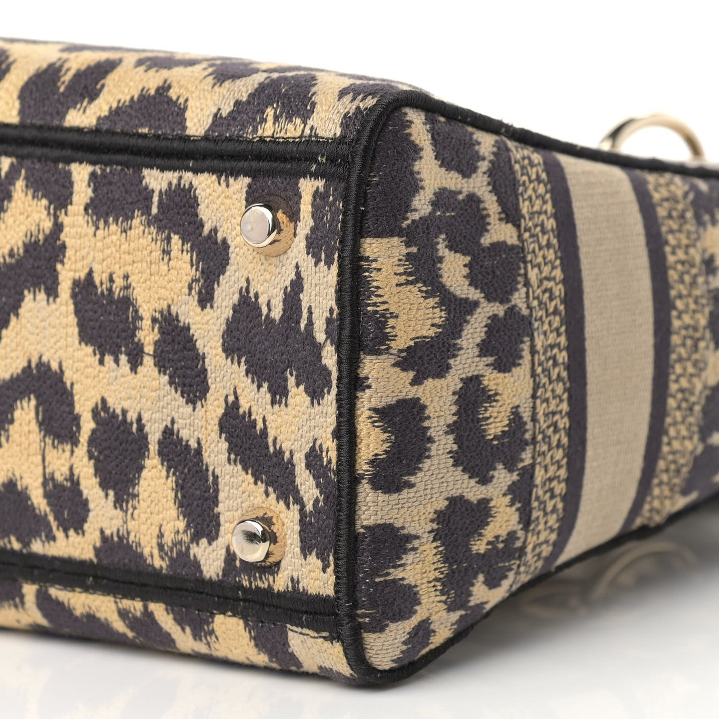 Canvas Medium Mizza Embroidered Lady D-Lite Beige Multicolor