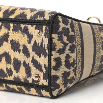 Christian Dior Canvas Medium Mizza Embroidered Lady D-Lite Beige Multicolor 9 of 11