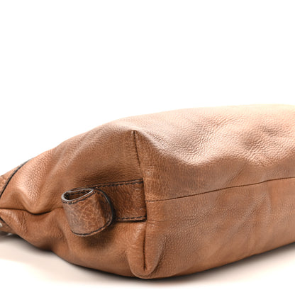 Gucci Calfskin Medium Bamboo Bar Shoulder Bag Light Brown 9 of 10