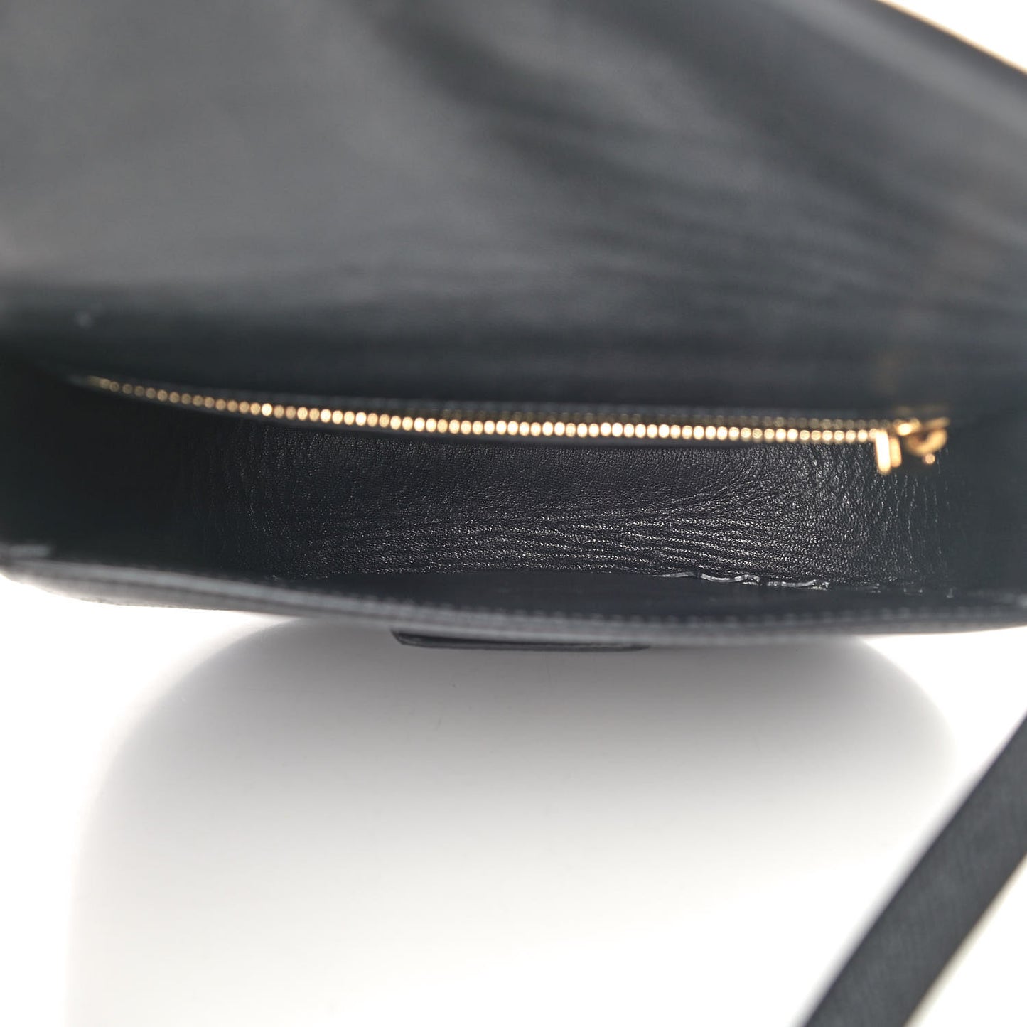 Grained Calfskin Small Trotteur Black