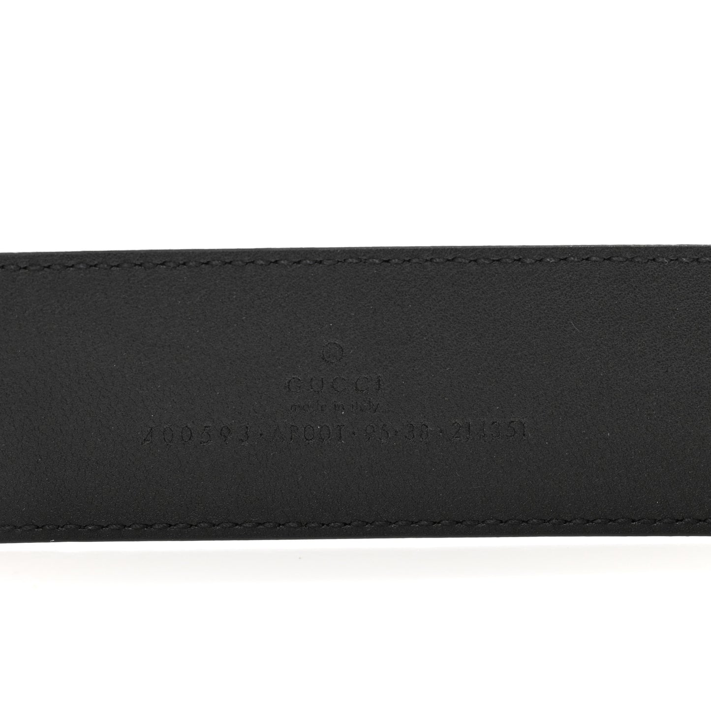 Calfskin Double G 40mm Belt 95 38 Black