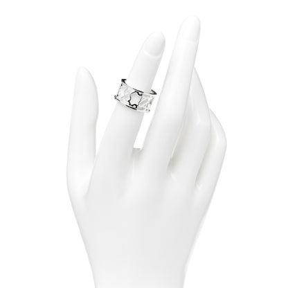 Hermes Sterling Silver PM Chaine d'Ancre Passerelle Ring 49 4.75 2 of 4