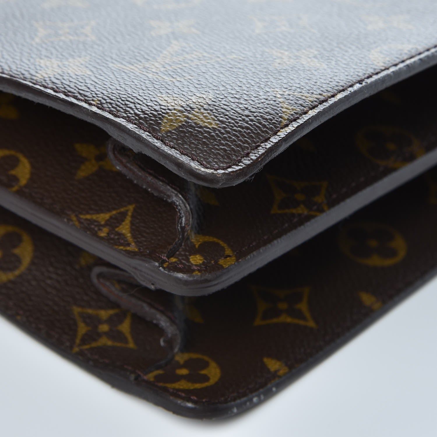 Louis Vuitton Monogram Serviette Fermoir NM Briefcase 10 of 11