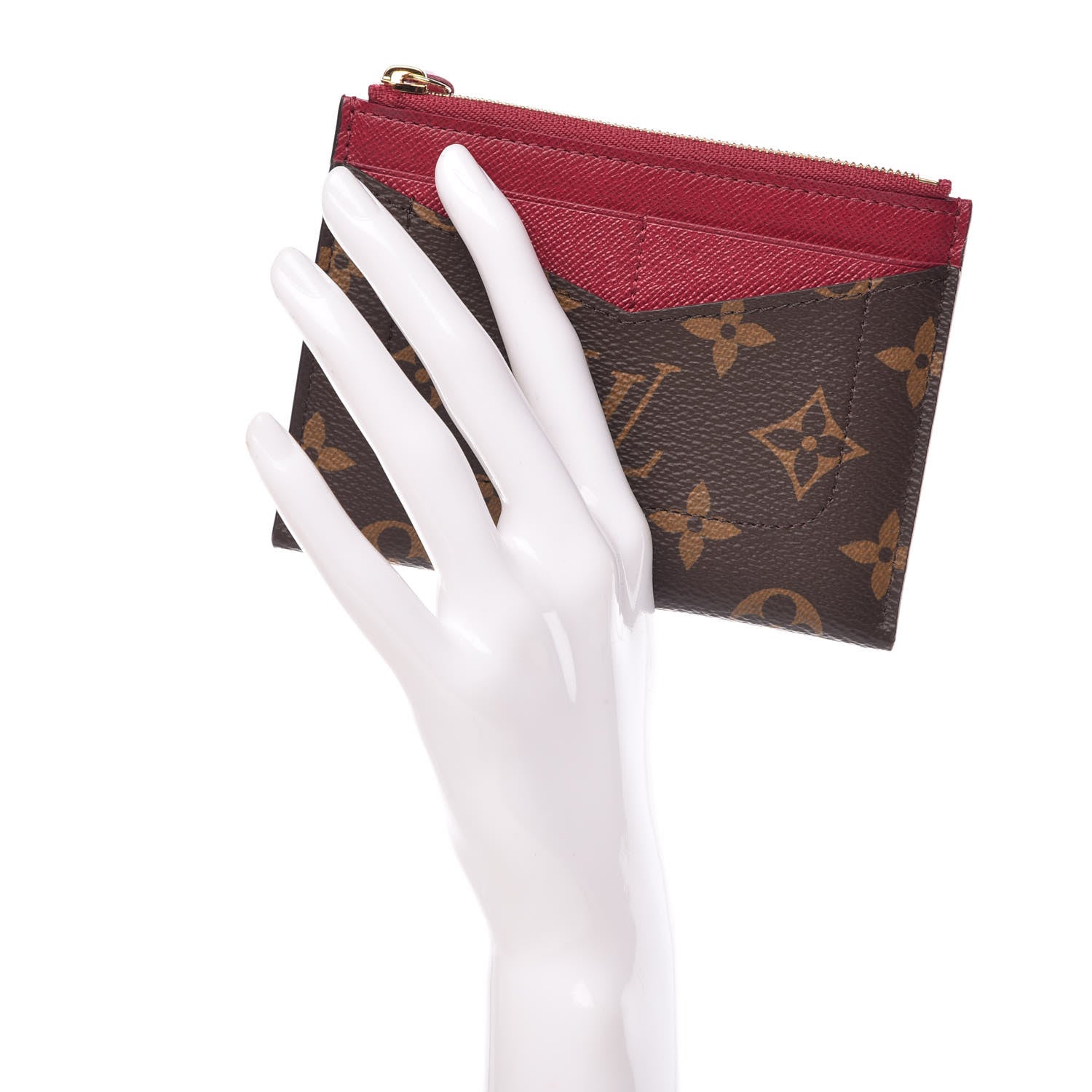 Louis Vuitton Monogram Zipped Card Holder Fuchsia 2 of 7